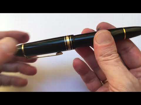 Видео: Обзор перьевой ручки Montblanc Meisterstück 149 (1985-90 годов выпуска)