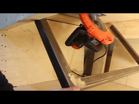 Видео: Распиловочный стол и механизм подъема и наклона пилы.