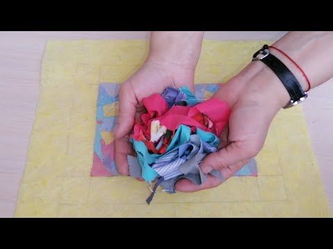 Видео: Снова утилизирую обрезки креативно)
