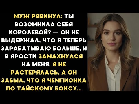 Видео: Когда я начала зарабатывать больше мужа, он не выдержал, и в ярости ударил меня. Но я не растерялась