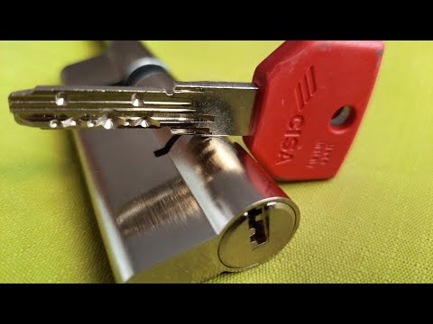 Видео: [168] Минус цилиндрового замка Cisa asix PRO P8