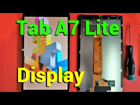 Видео: Samsung Tab A7 Lite Замена дисплея