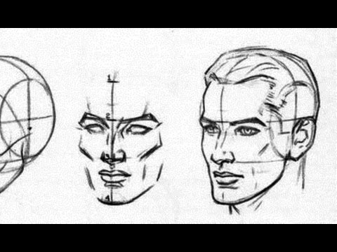 Видео: ПРОСТОЙ способ рисования ГОЛОВЫ