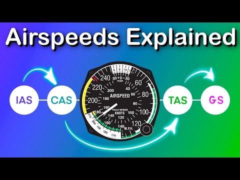 Видео: Узнайте, что такое воздушная скорость, за 5 минут! (Объяснение IAS, CAS, TAS, EAS и GS)