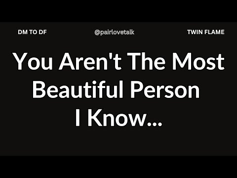 Видео: DM 💌 Ты не самый красивый человек, которого я знаю...😐🫣💔DM TO DF 🖤 Божественная мужская энергия