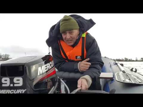 Видео: Обкатка Mercury 9.9 Light и лодка REEF360