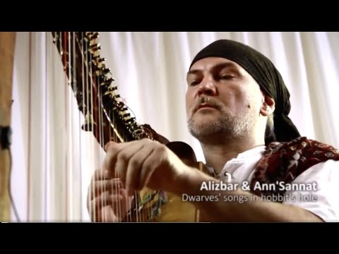 Видео: Alizbar/Relax Music/Fairy music/ Dwarves' songs in hobbit's hole /Celtic Harp/ Hang /Ханг/The Hobbit