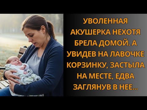 Видео: Уволенная акушерка нехотя брела домой. А увидев на лавочке корзинку, застыла на месте…