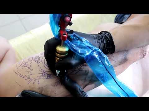 Видео: Тату девушка покровительница, Без ускорения