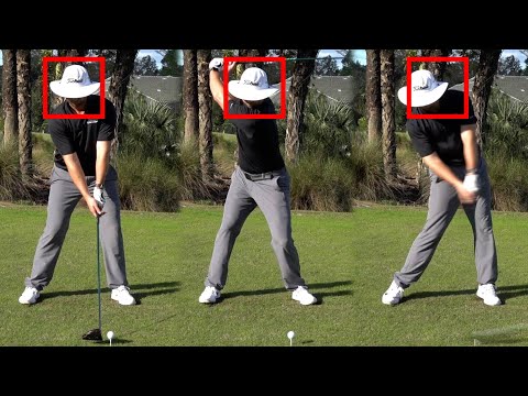 Видео: Как не высовываться во время удара по мячу в гольфе