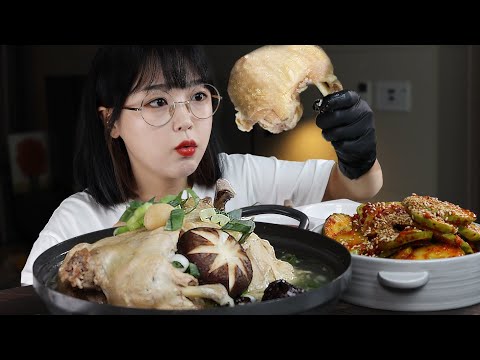 Видео: КУРИНЫЙ СУП И ОГУРЕЧНЫЙ КИМЧИ | MUKBANG ASMR