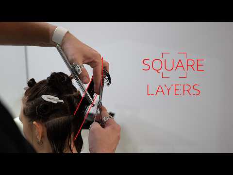 Видео: Текстурированная стрижка на среднюю длину с невидимой дисконнекцией
