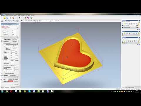 Видео: Ажурная шкатулка в форме сердца/ Wooden heart box