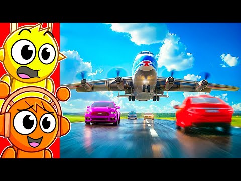 Видео: Реакция на БЕЗУМНЫЕ АВИАКАТАСТРОФЫ в BeamNG Drive!