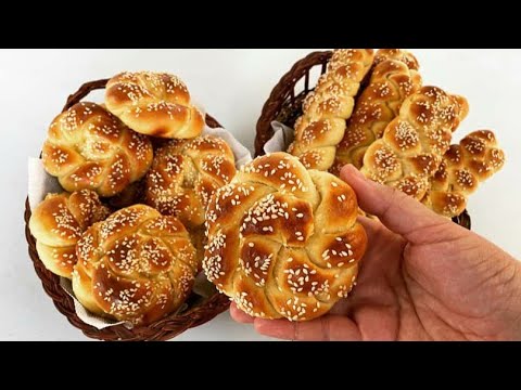 Видео: Погачици со сусам, меки како душа се топат во уста ❤