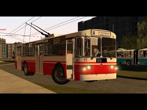 Видео: ЗИУ 682 по 5 маршруту | Симулятор троллейбуса | Trolleybus FS Garrys mod