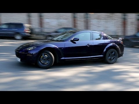 Видео: В стоке валит боком - Mazda RX8.