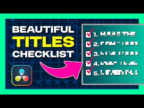 Видео: Как создавать титры, которые ВСЕГДА выглядят профессионально — советы по редактированию и анимаци...