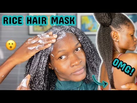Видео: | потрясающая РИСОВАЯ МАСКА ДЛЯ ВОЛОС для более длинных и густых волос, лучше, чем рисовая вода!