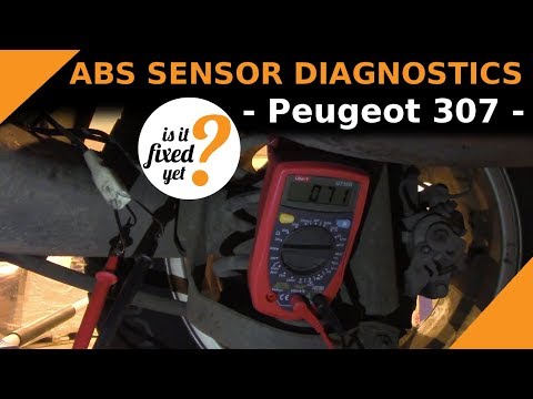 Видео: Проверка датчика ABS - Пежо 307