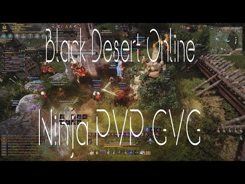 Видео: [BDO]Black Desert Online [NJ] Ninja pvp / gvg. БДО Ниндзя осада,пвп,гвг.