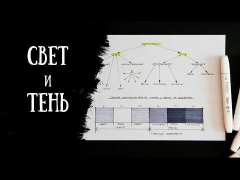 Видео: КАК РИСОВАТЬ СВЕТ И ТЕНЬ? Что такое РЕФЛЕКС, ПОЛУТЕНЬ, БЛИК?
