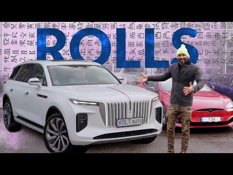 Видео: Электро Роллс Ройс от FAW | Электромобиль HongQi E-HS9