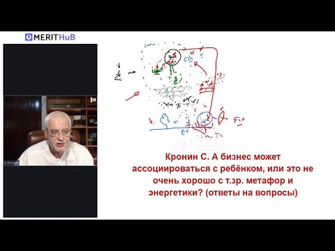 Видео: Кронин С. А бизнес может ассоциироваться с ребёнком, или это не хорошо с т.зр. метафор и энергетики?