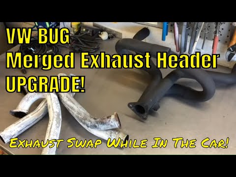 Видео: Как покрасить и установить выхлопную систему для вашего VW Beetle, модернизация выхлопной системы...