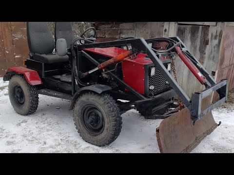 Видео: Минитрактор из УАЗа
