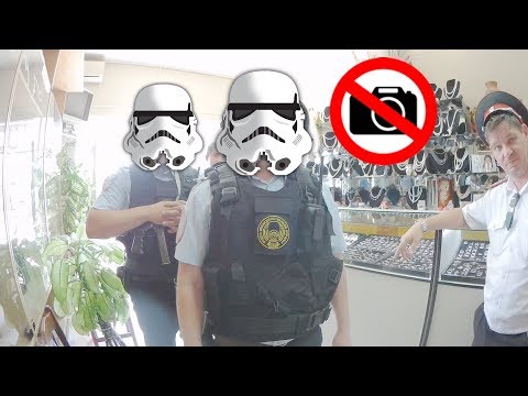 Видео: "Усть-Лабинские штурмовики".г.Усть-Лабинск.Запрет съёмки в ювелирторге.