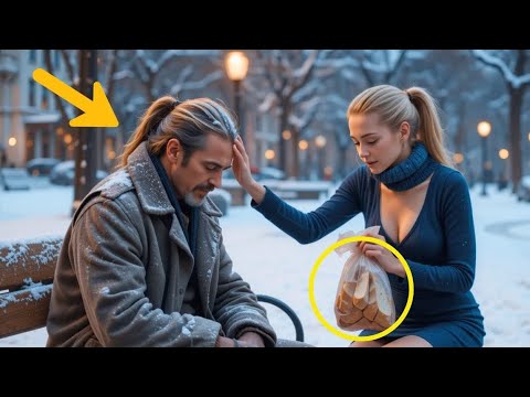 Видео: Она Кормила Бездомного — Не Зная, Кто Он На Самом Деле"