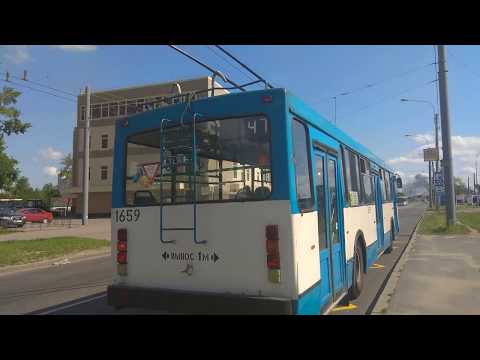 Видео: Троллейбус №47 ВМЗ-5298-20 б.1659 (25.07.2018)