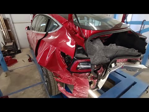 Видео: Tesla model3 . Тотал!!!