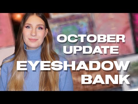 Видео: Eyeshadow Bank 💸 Обновление за октябрь | sofiealexandrahearts