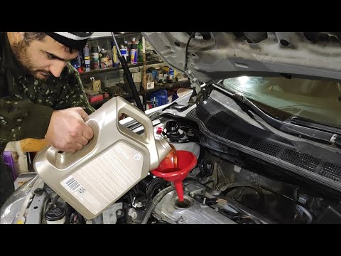 Видео: Toyota Camry V40 замена масла двигателя с димексидом!!!