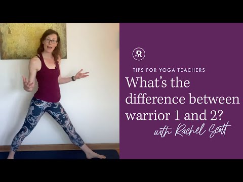 Видео: В чём разница между «Воином 1» и «Воином 2»? ~ Советы для преподавателей йоги