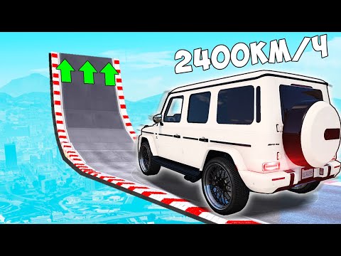 Видео: КАК ДАЛЕКО СЛУЧАЙНАЯ МАШИНА УЛЕТИТ С ОГРОМНОГО ТРАМПЛИНА! ЭКСПЕРИМЕНТЫ В ГТА 5!