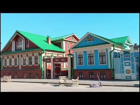 Видео: Мой отпуск в Казани. Прогулка по Татарской слободе. Старые дома.Чак Чак в кирпичике и театр Камала