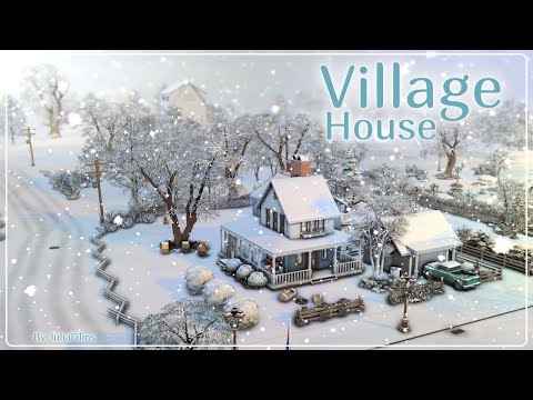 Видео: Деревенский дом│Строительство│Village House│SpeedBuild│NO CC [The Sims 4]