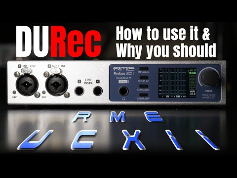 Видео: RME DURec: как настроить и почему вам СТОИТ его использовать