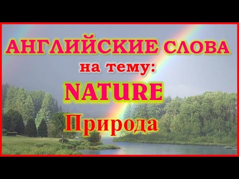 Видео: Английский для начинающих. Английские слова на тему: Природа Nature.