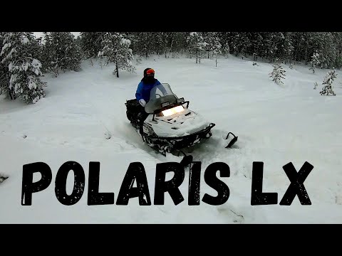 Видео: Покатухи  пухляк ! Девушка на снегоходе POLARIS LX. Немного о снегоходе POlARIS LX