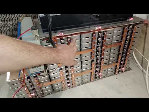 Видео: Литийионный аккумулятор для автономного дома. Переход с12в на 48в.Литийионный АКБ с Nissan Leaf .