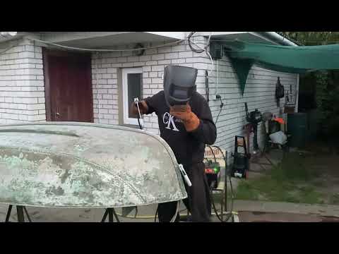 Видео: Электроды по алюминию. Сварка лодки ерошь.#сварка#сваркаэлектродом#алюминий 