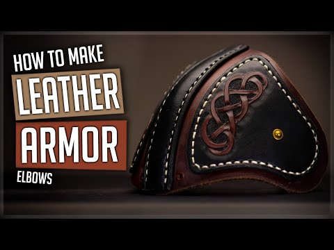 Видео: Сделать кожаную броню — локти