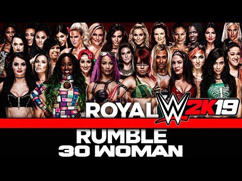 Видео: WWE 2K19 - ROYAL RUMBLE 30 WOMAN - 30 Девчонок (Русская озвучка)