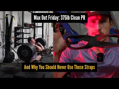Видео: Максимальная пятница: личный рекорд в 375 фунтов и почему никогда не стоит использовать эти ремни