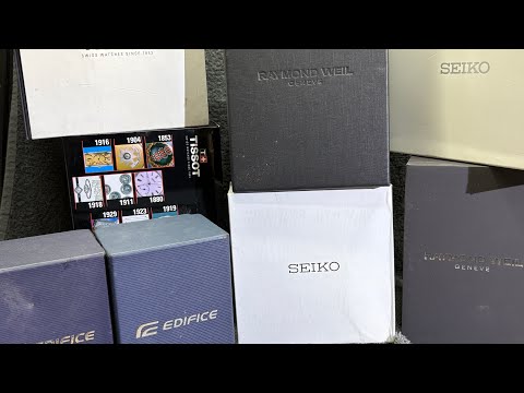 Видео: Коллекция часов на продажу: Raymond Weil, Seiko, Tissot, Casio