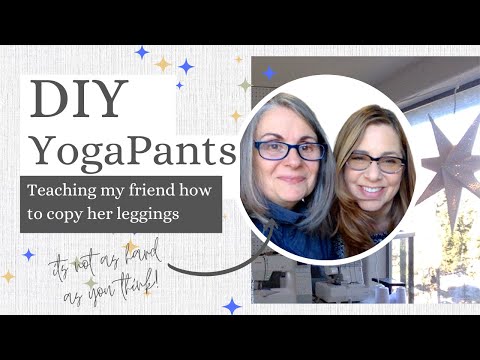 Видео: Копируем штаны для йоги! Леггинсы-«копии»